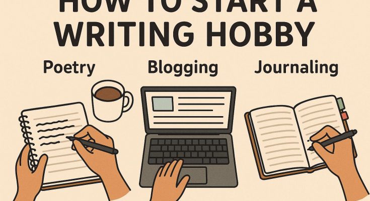 How to Start a Writing Hobby (Poetry, Blogging, Journaling)