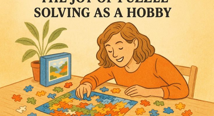 The Joy of Puzzle Solving as a Hobby